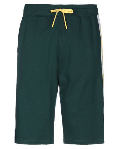 Armani Exchange Man Shorts & Bermuda Shorts Dark green Size L Cotton, Elastane