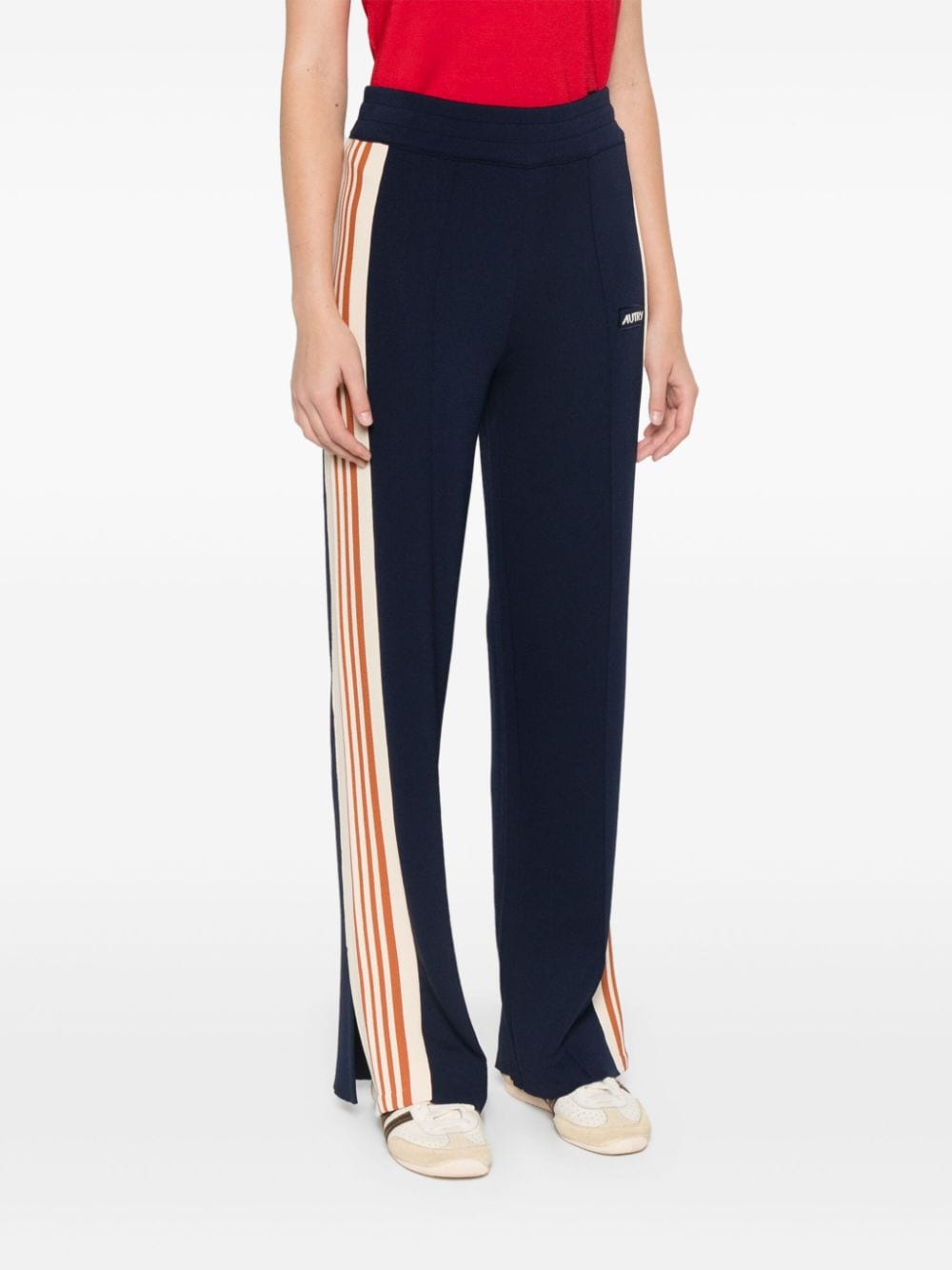 Striped track pants - Blue