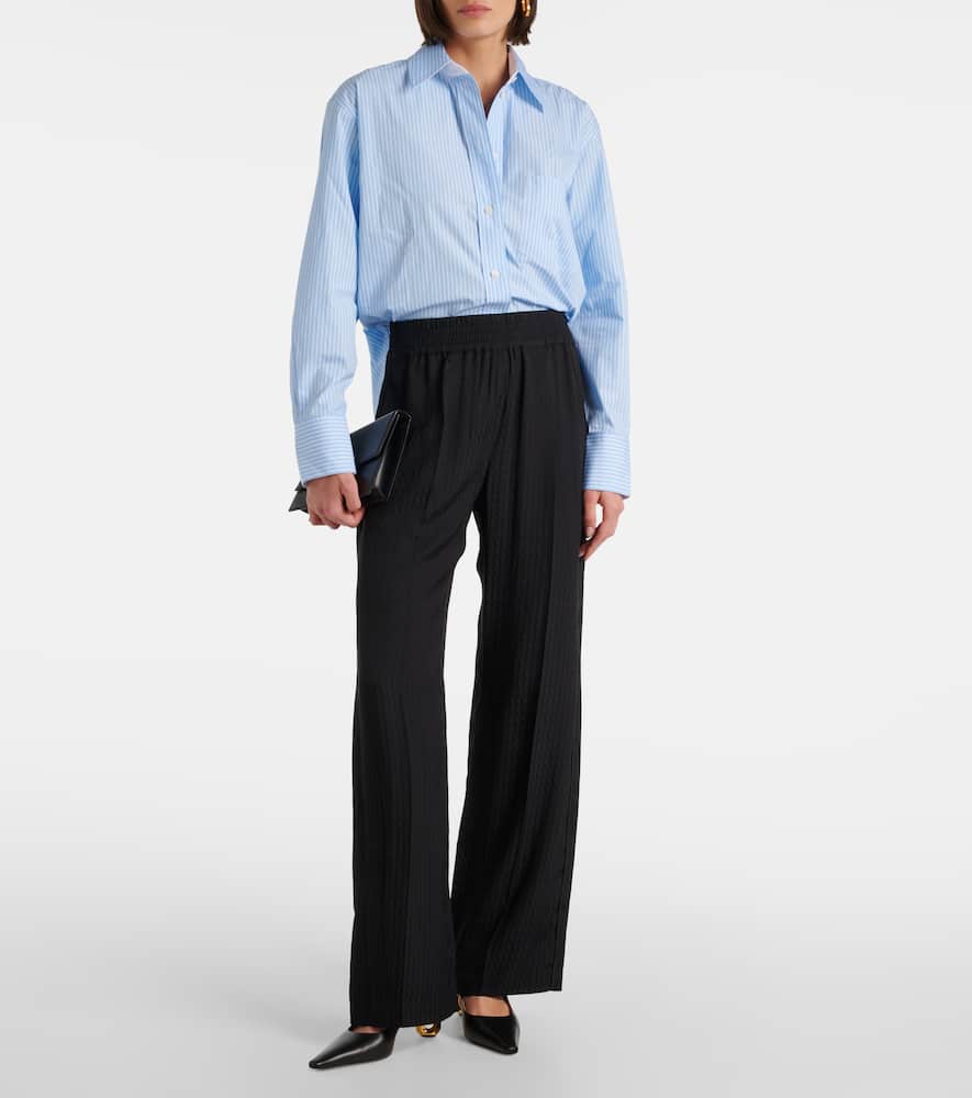 Gathered pajama pants