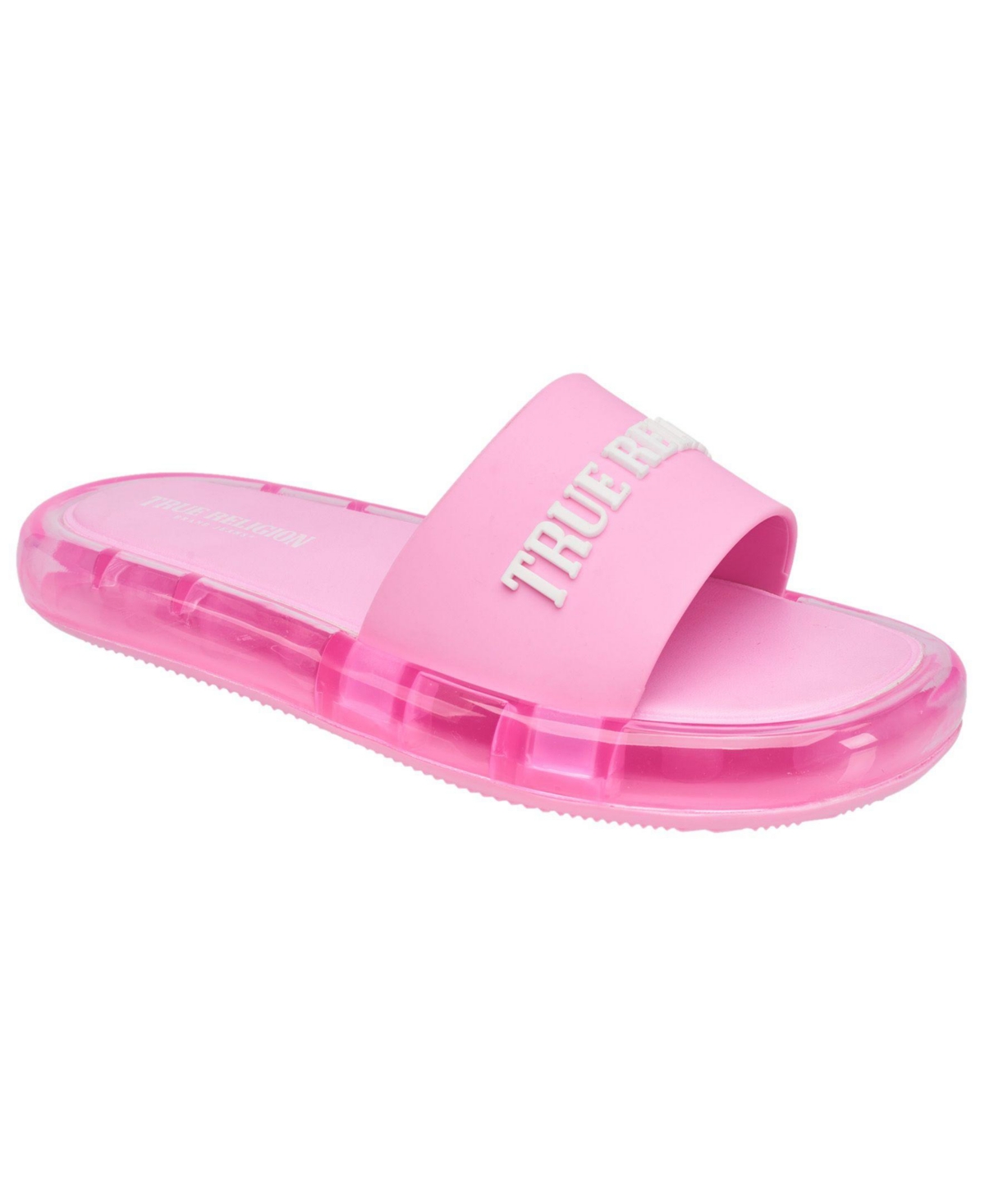 Women's Logo Strap Jelly Slide - Pink