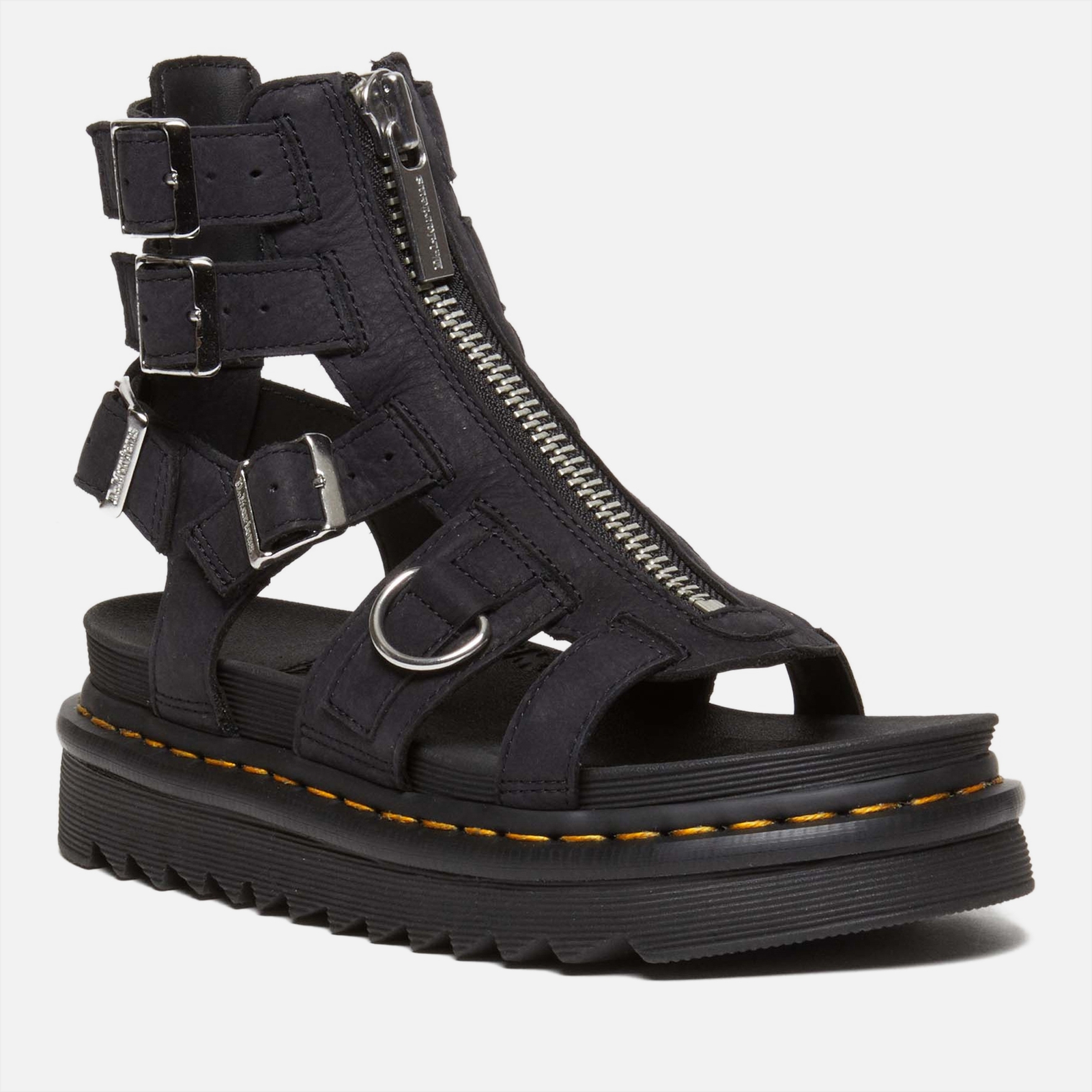 Dr. Martens Women's Olson Leather Gladiator Sandals - UK 3