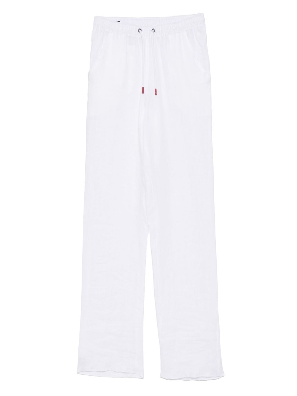 Kiton linen chinos - White