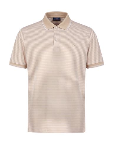 Man Polo shirt Beige Size L Cotton