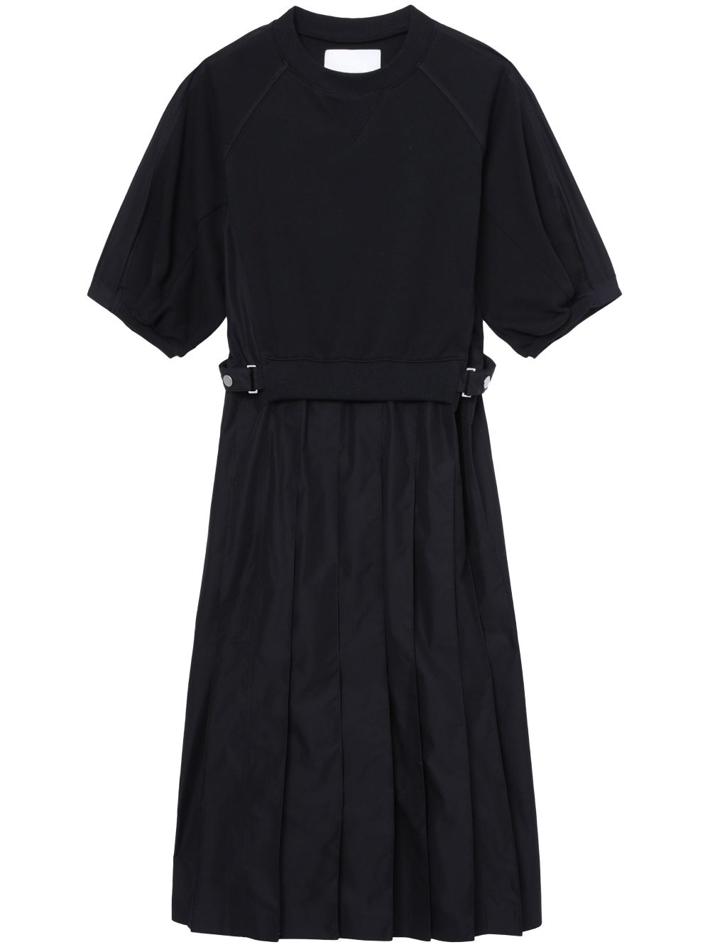 Sweatshirt combo dress - Grey
