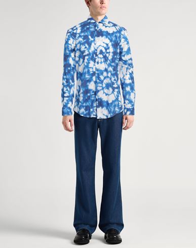 Natural Low Impact Man Shirt Blue Size 15 ¾ Cotton