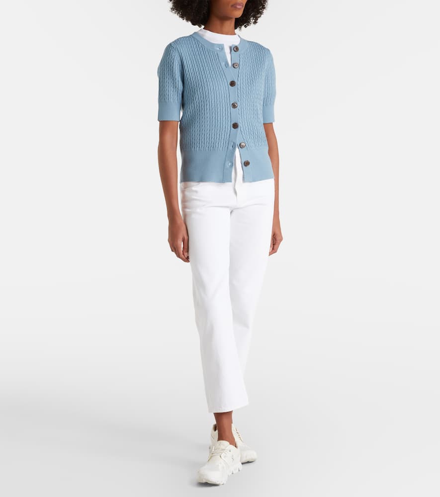 Rhys cable-knit cardigan