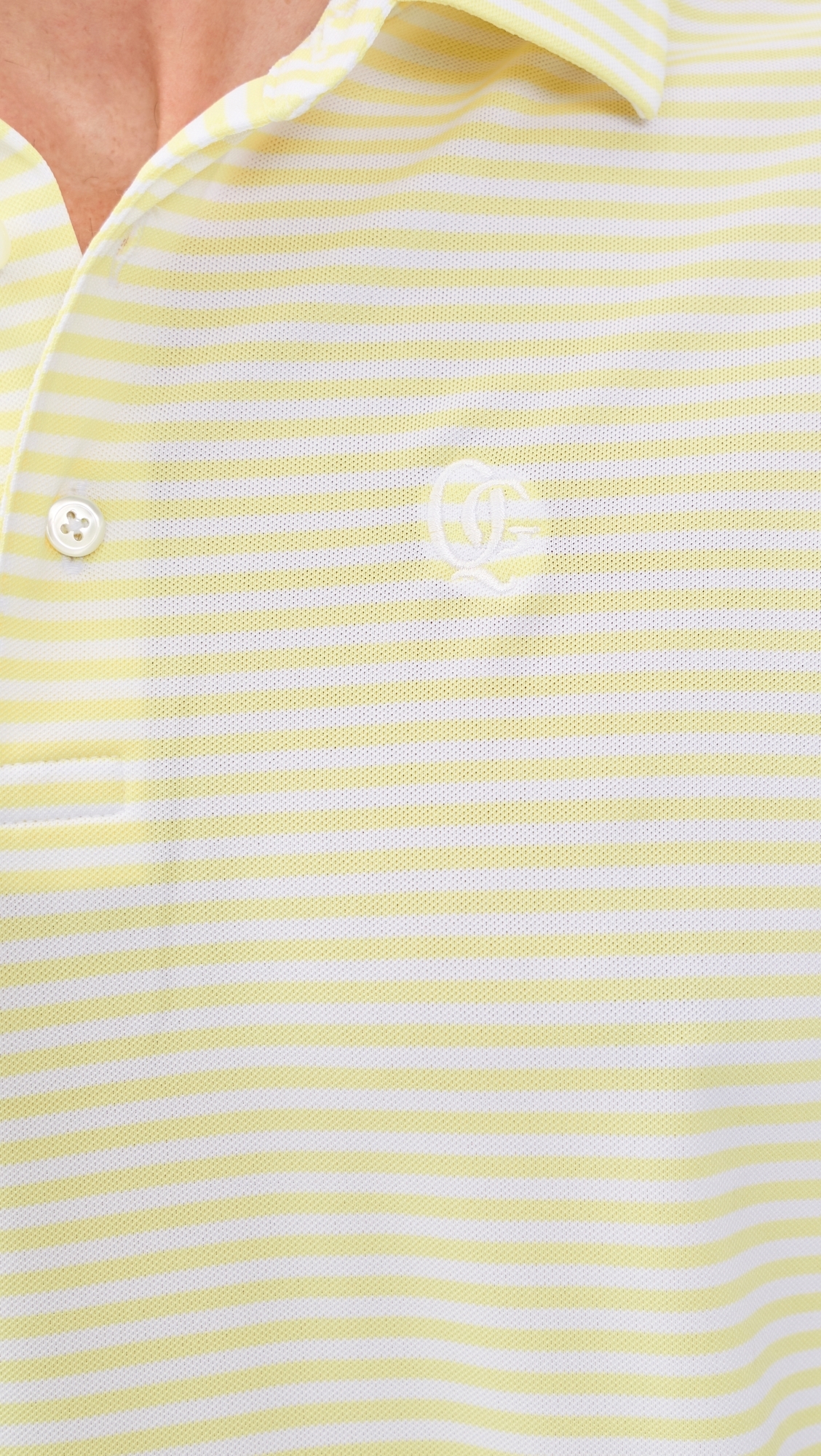 Randoplh Striped Polo Yellow
