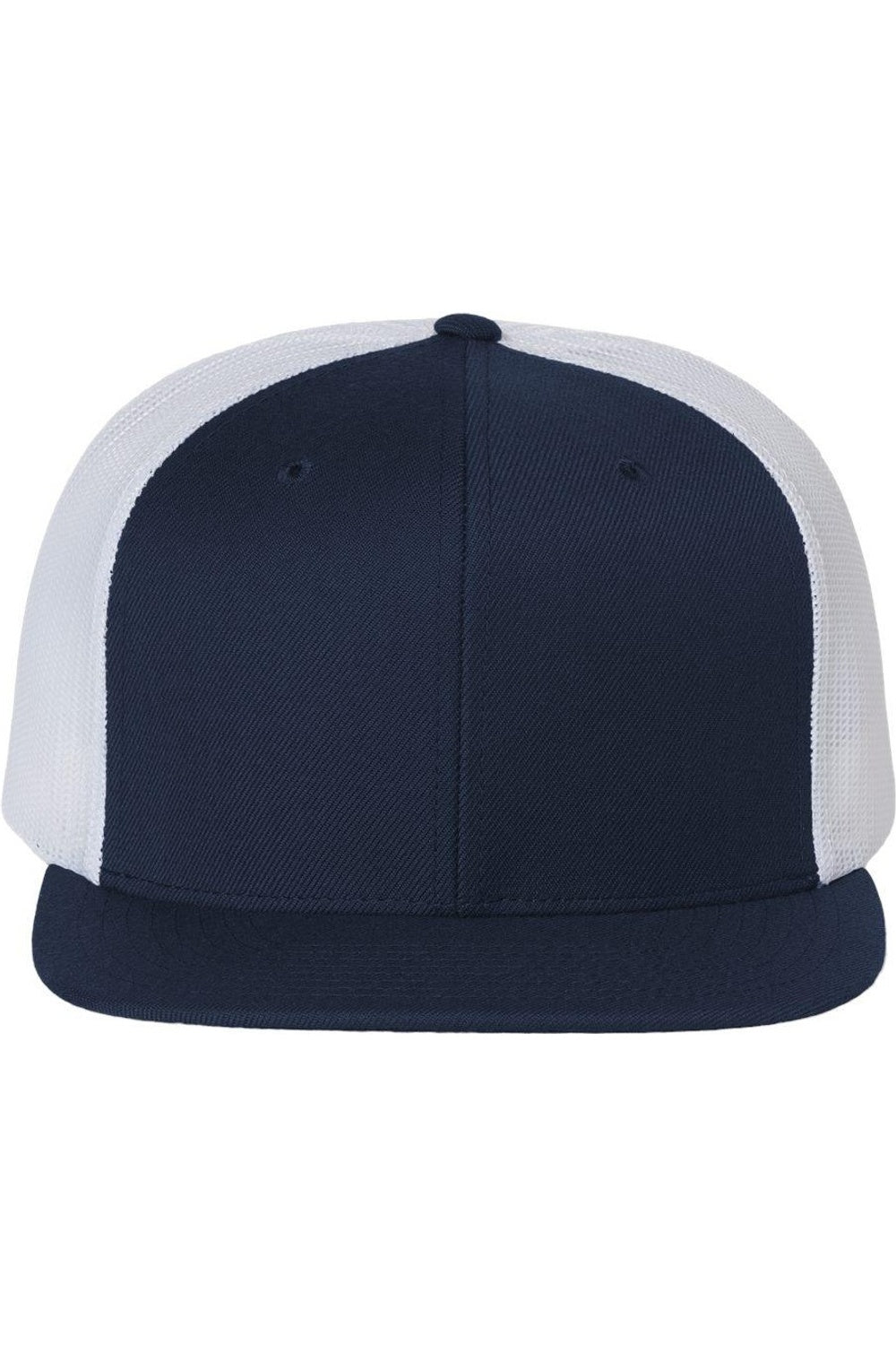 Wool Blend Flat Bill Trucker Cap