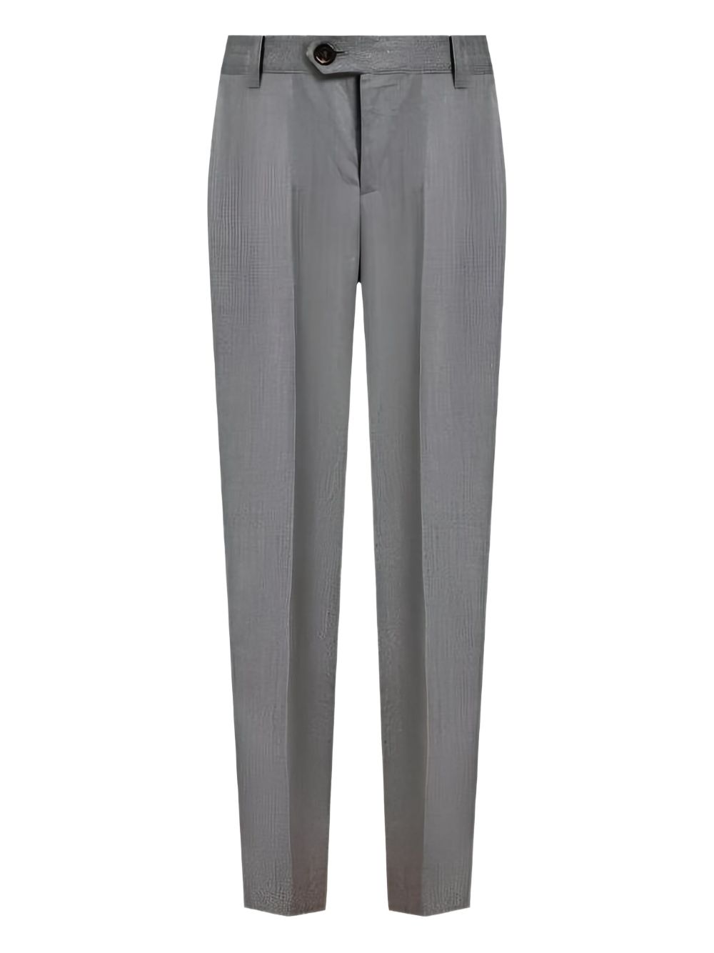 Brunello Cucinelli mid-rise slim-cut trousers - Grey