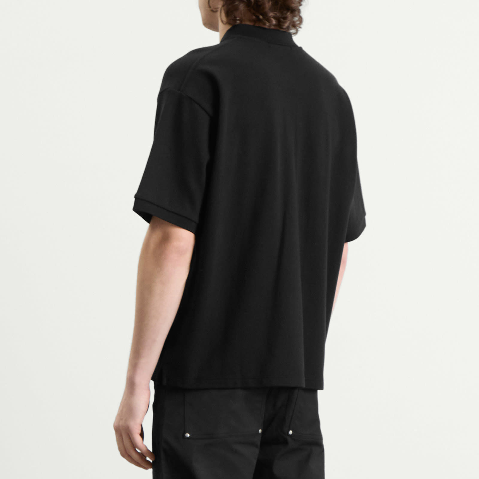 Men's Mini Logo Polo Shirt Black