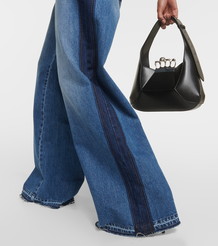High-rise wide-leg jeans