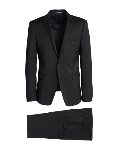 David Line Man Suit Black Size 42 Virgin Wool
