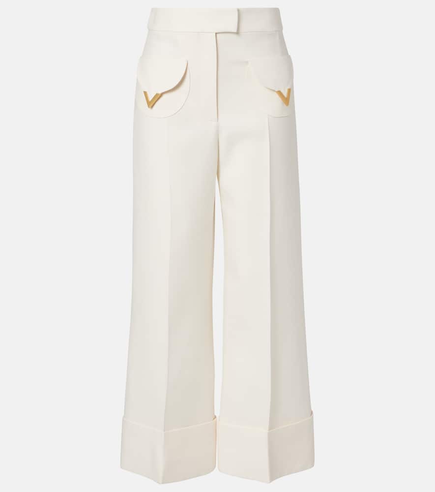 Crepe Couture wide-leg pants