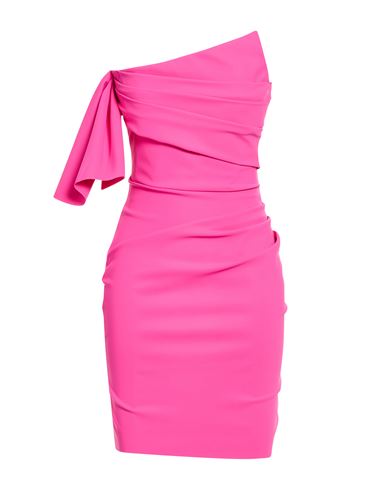 Woman Mini dress Fuchsia Size 4 Polyamide, Elastane