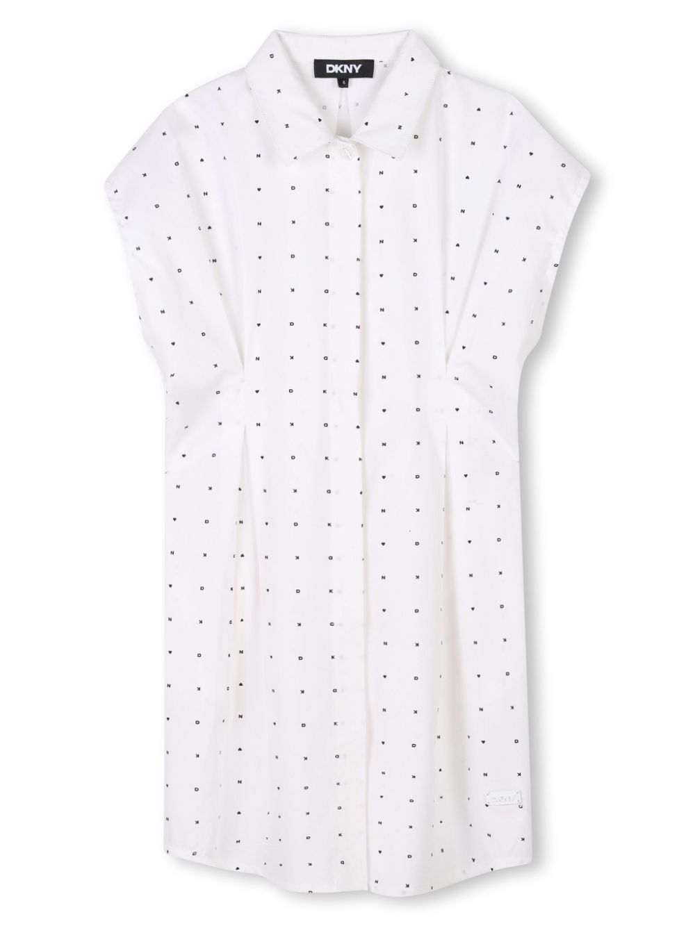 Cotton shirt dress - White