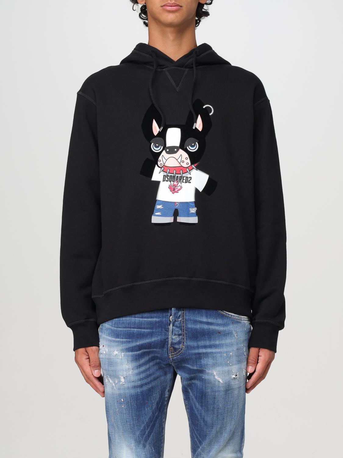 Logo-print cotton hoodie - White