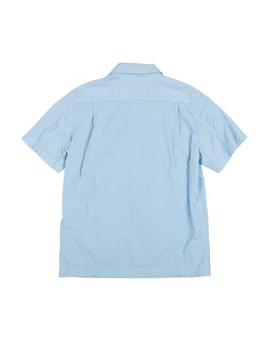 Kid Boy Shirt Sky blue Size 14 Cotton, Polyester