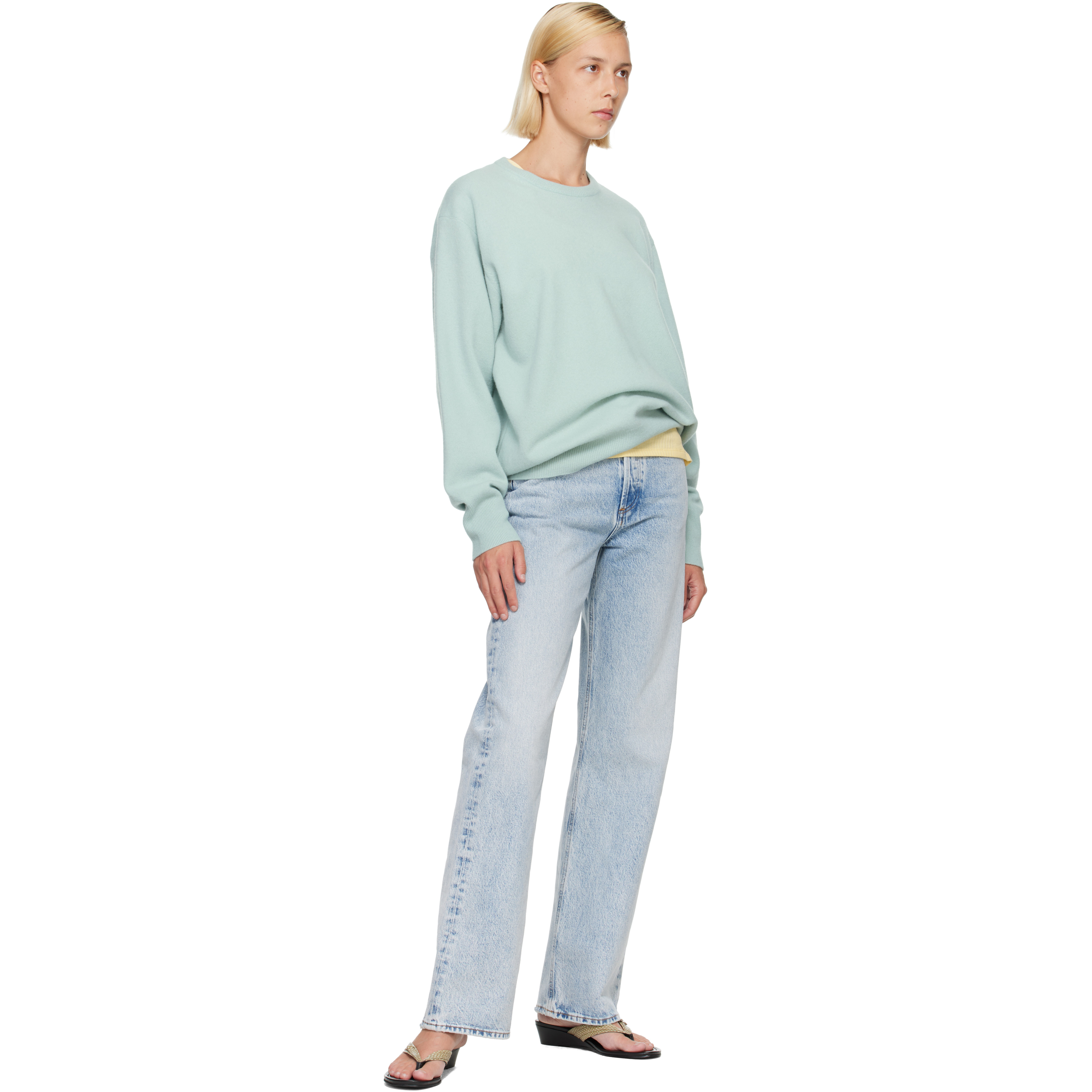 Blue Vintage Loose Jeans
