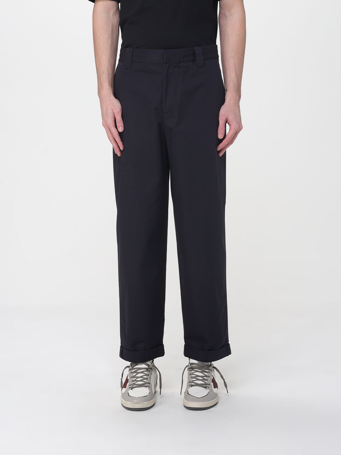 Pants Men color Blue