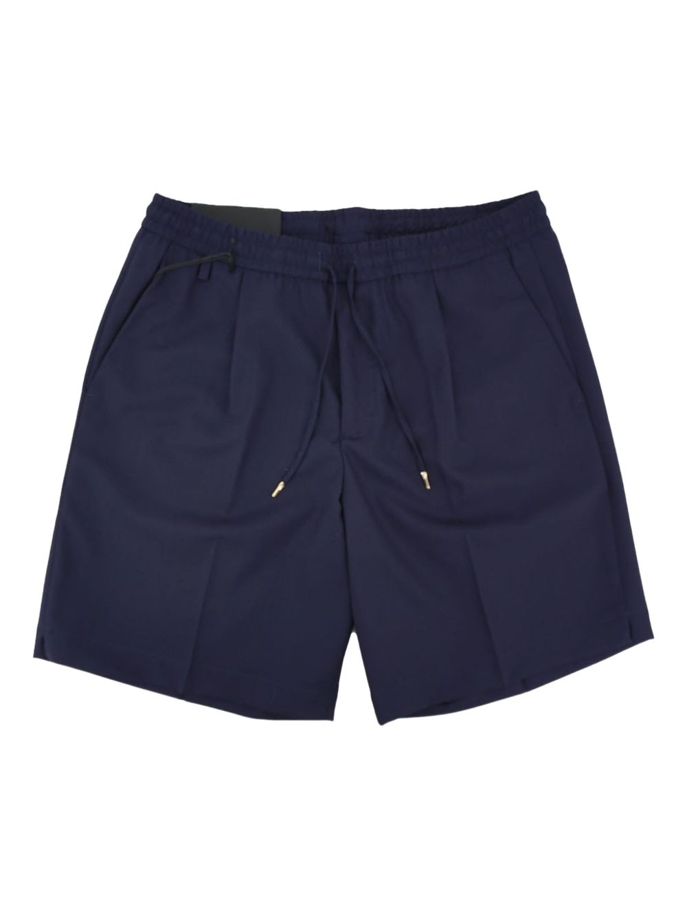 Drawstring-waist shorts - Blue