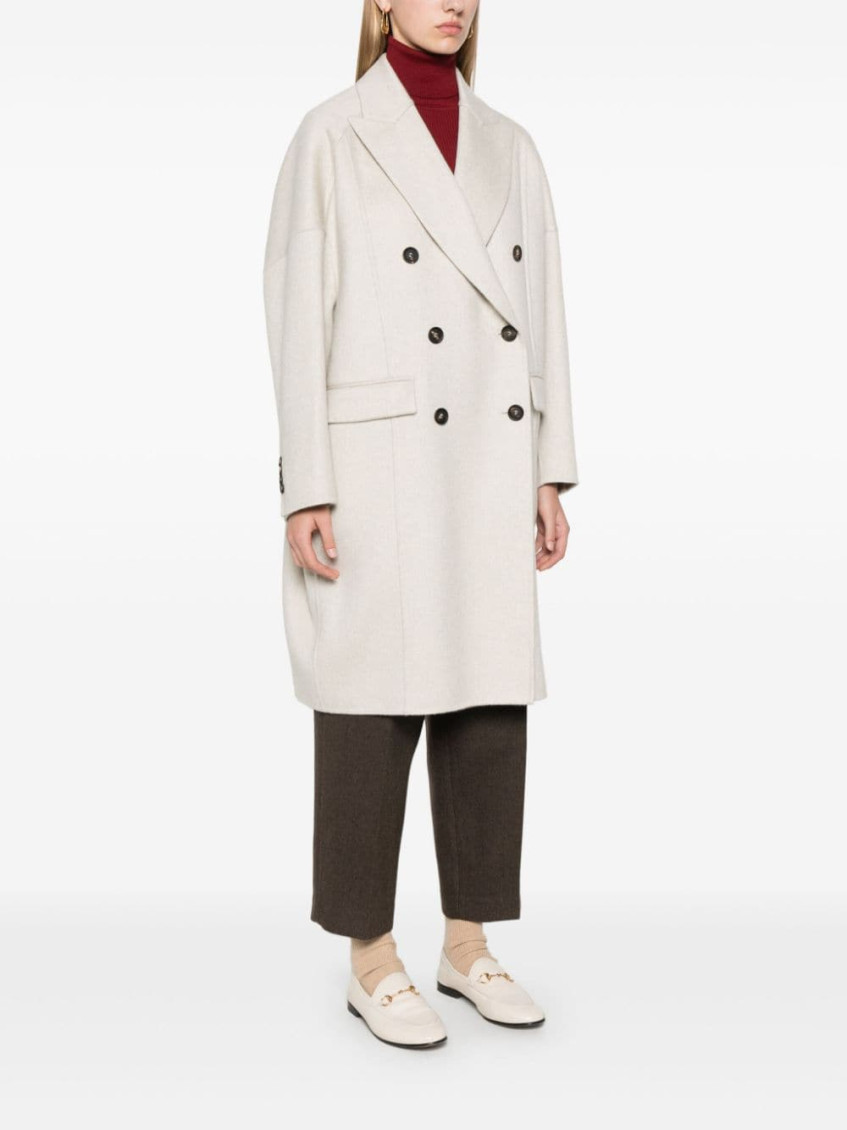 Cashmere coat - Neutrals