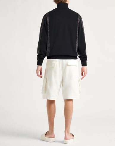 Man Sweatshirt Black Size S Cotton