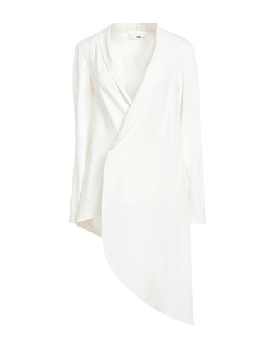 Woman Jacket White Size XS Cotton, Nylon, Elastane