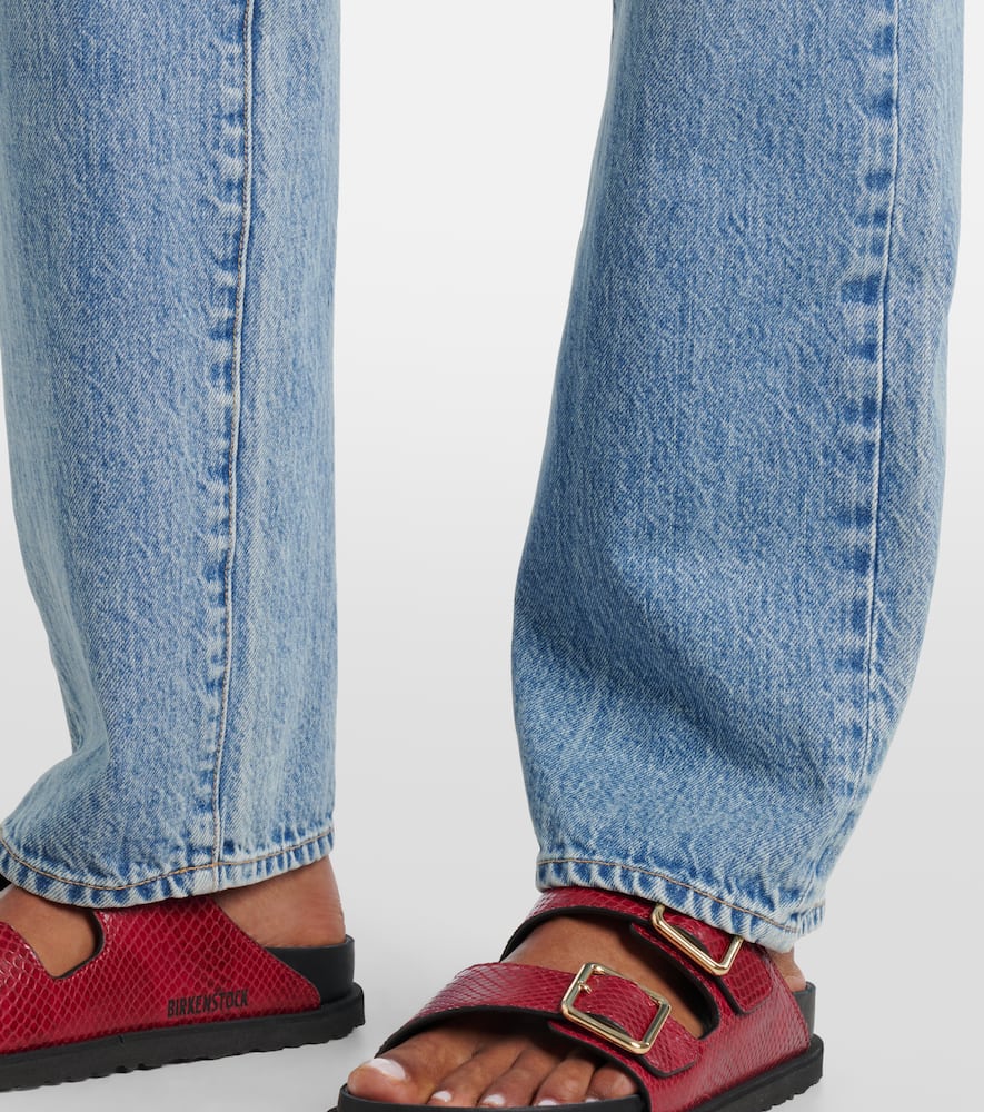 Kendra high-rise straight jeans