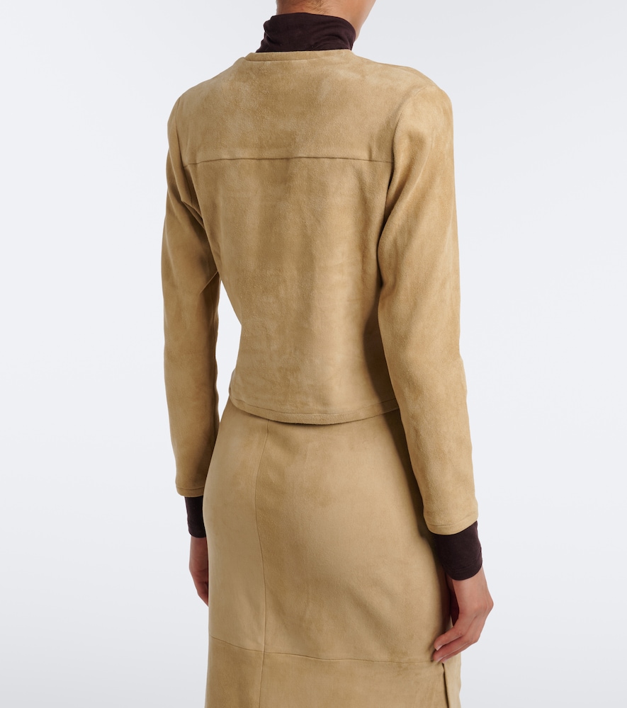 Astrid suede cardigan