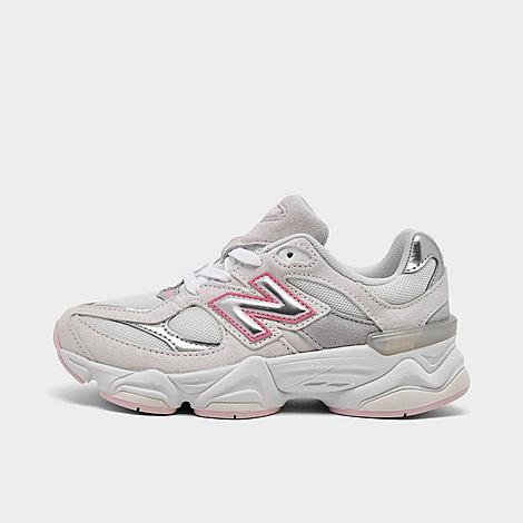 Girls' Little Kids 9060 Casual Shoes in Pink/Grey