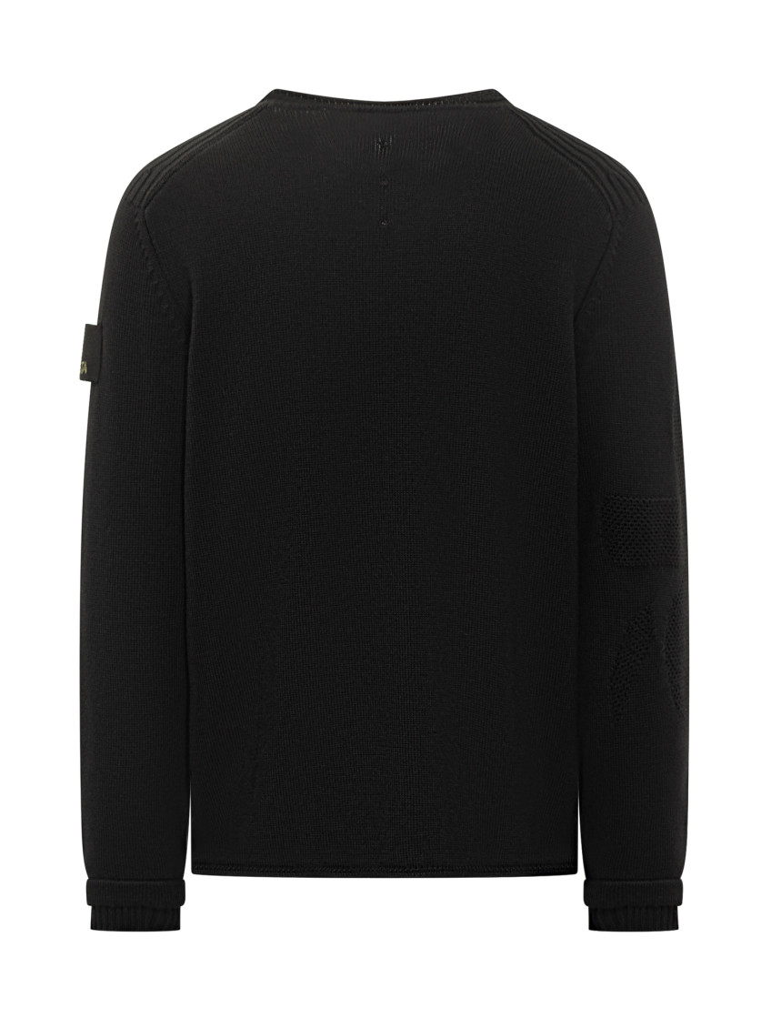 Black Merino Wool Sweater