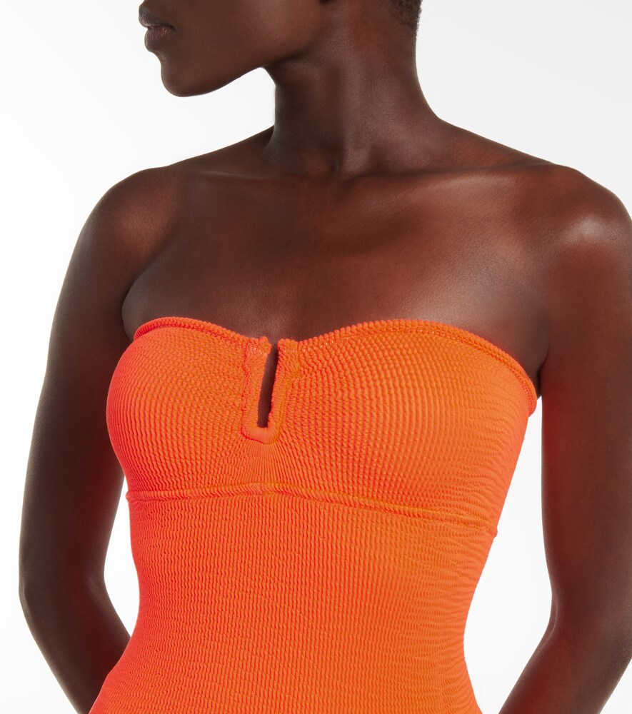 Exclusive to Mytheresa - La Sciura textured bandeau minidress