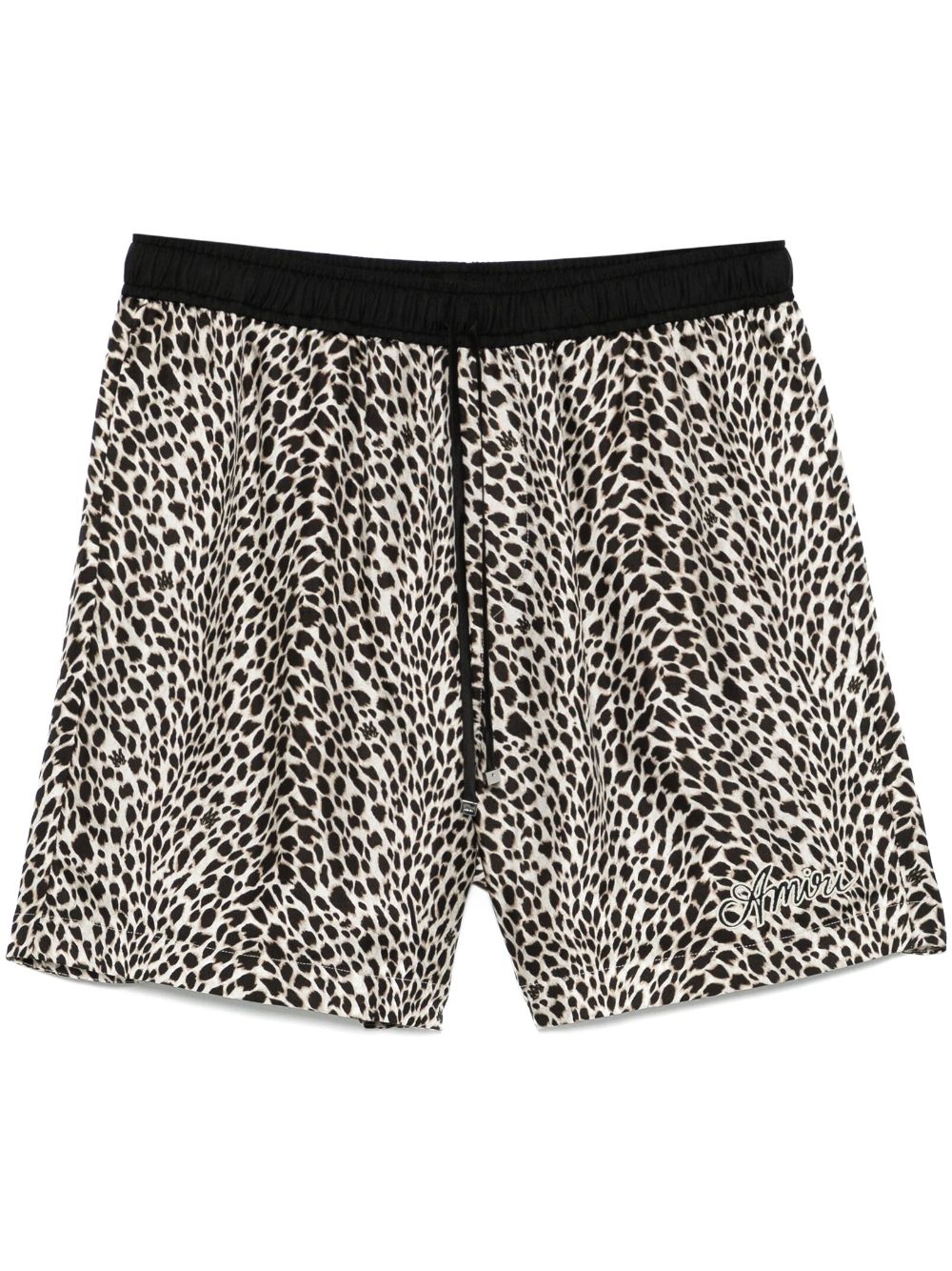 Leopard shorts - Neutrals