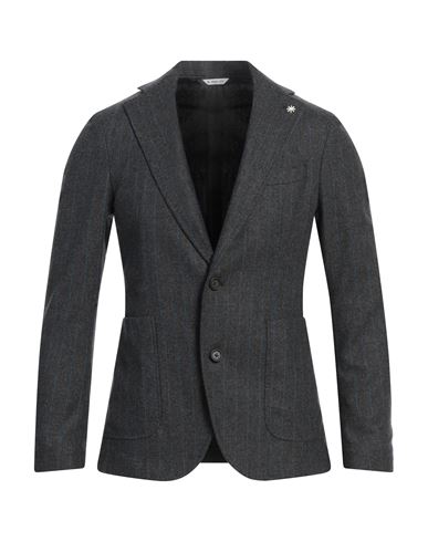 Man Blazer Grey Size 42 Virgin Wool, Polyester, Elastane