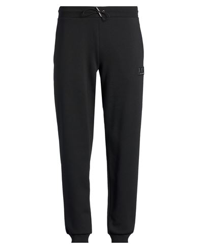 Man Pants Black Size M Polyester, Cotton