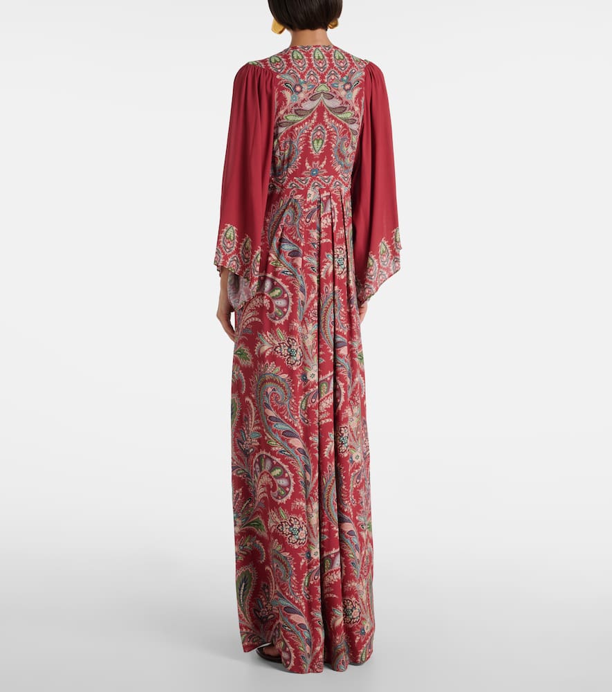 Paisley maxi dress