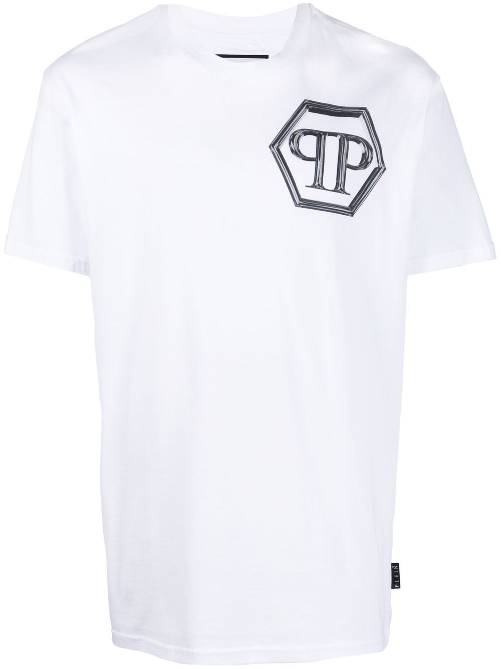 Logo-print short-sleeved T-shirt - White