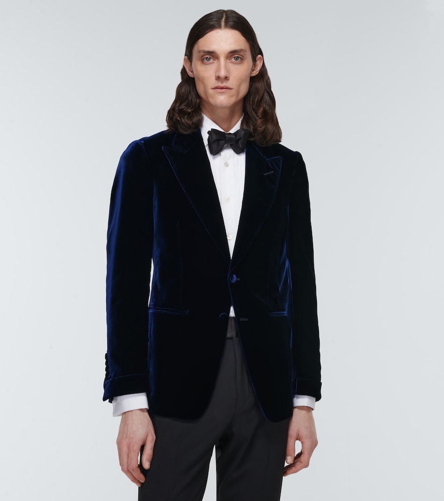 Shelton velvet blazer
