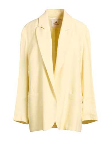 Woman Blazer Pastel yellow Size 10 Viscose, Polyester