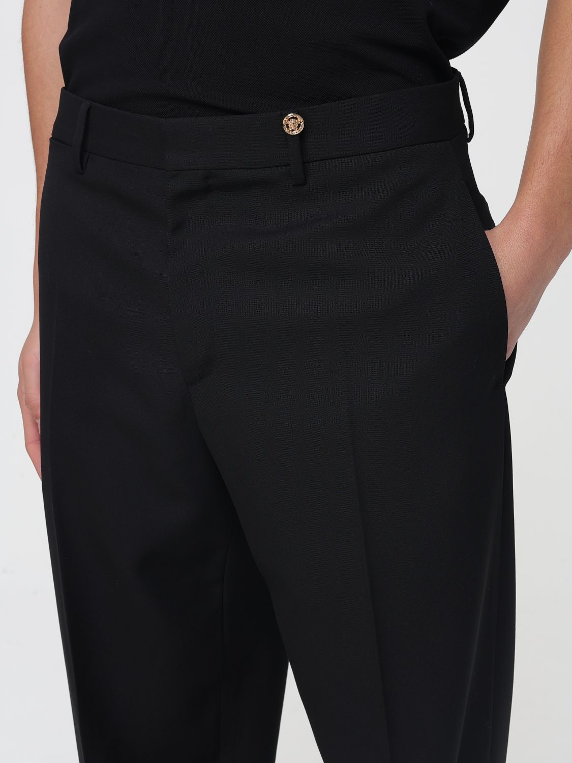 Pants Men color Black