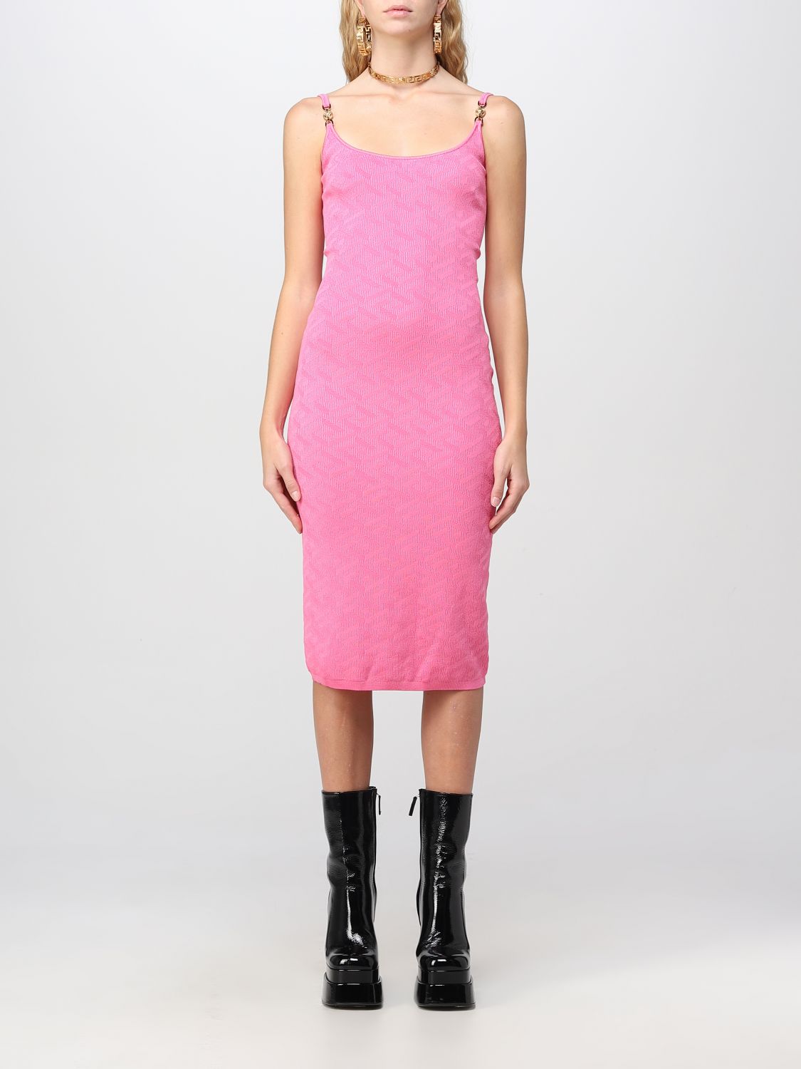 La Greca stretch viscose dress