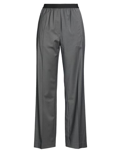 Woman Pants Grey Size 6 Polyester, Virgin Wool, Elastane