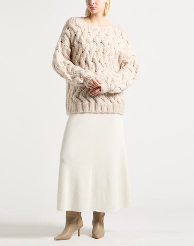 Woman Sweater Light grey Size M/L Cashmere, Silk