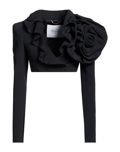 Woman Jacket Black Size 4 Viscose, Elastane