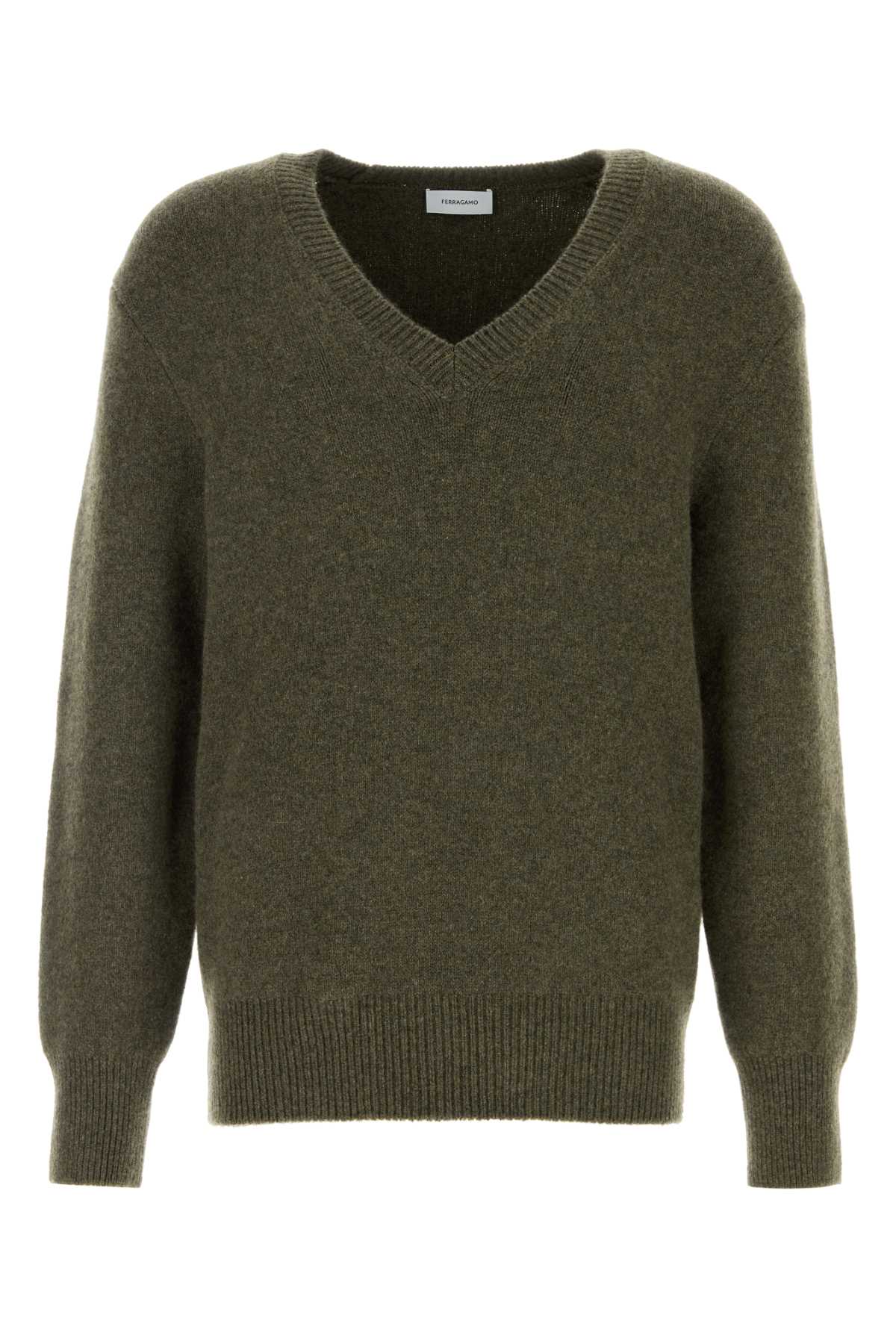 Neck Sweater — Green