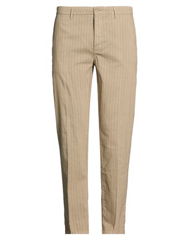 Man Pants Taupe Size 32 Cotton, Linen, PES