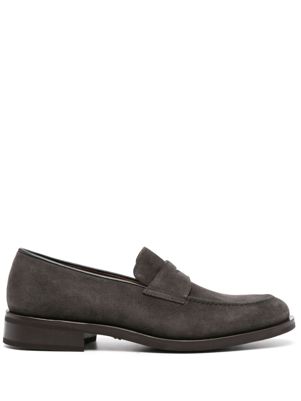 20mm suede loafers - Grey