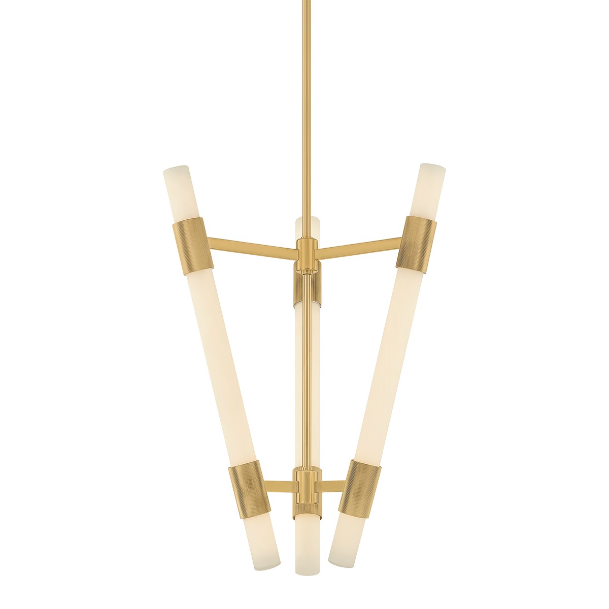 Vintage Brass LED Lantern from the Krakow Collection