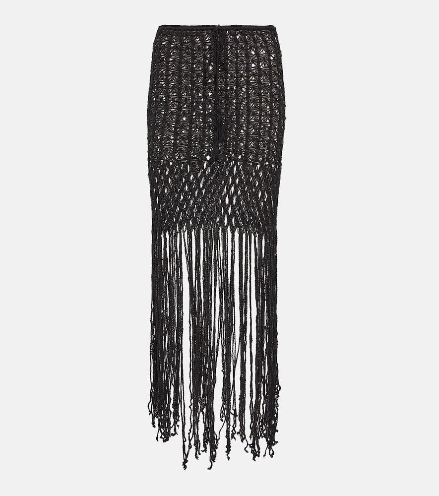 Crochet cotton skirt