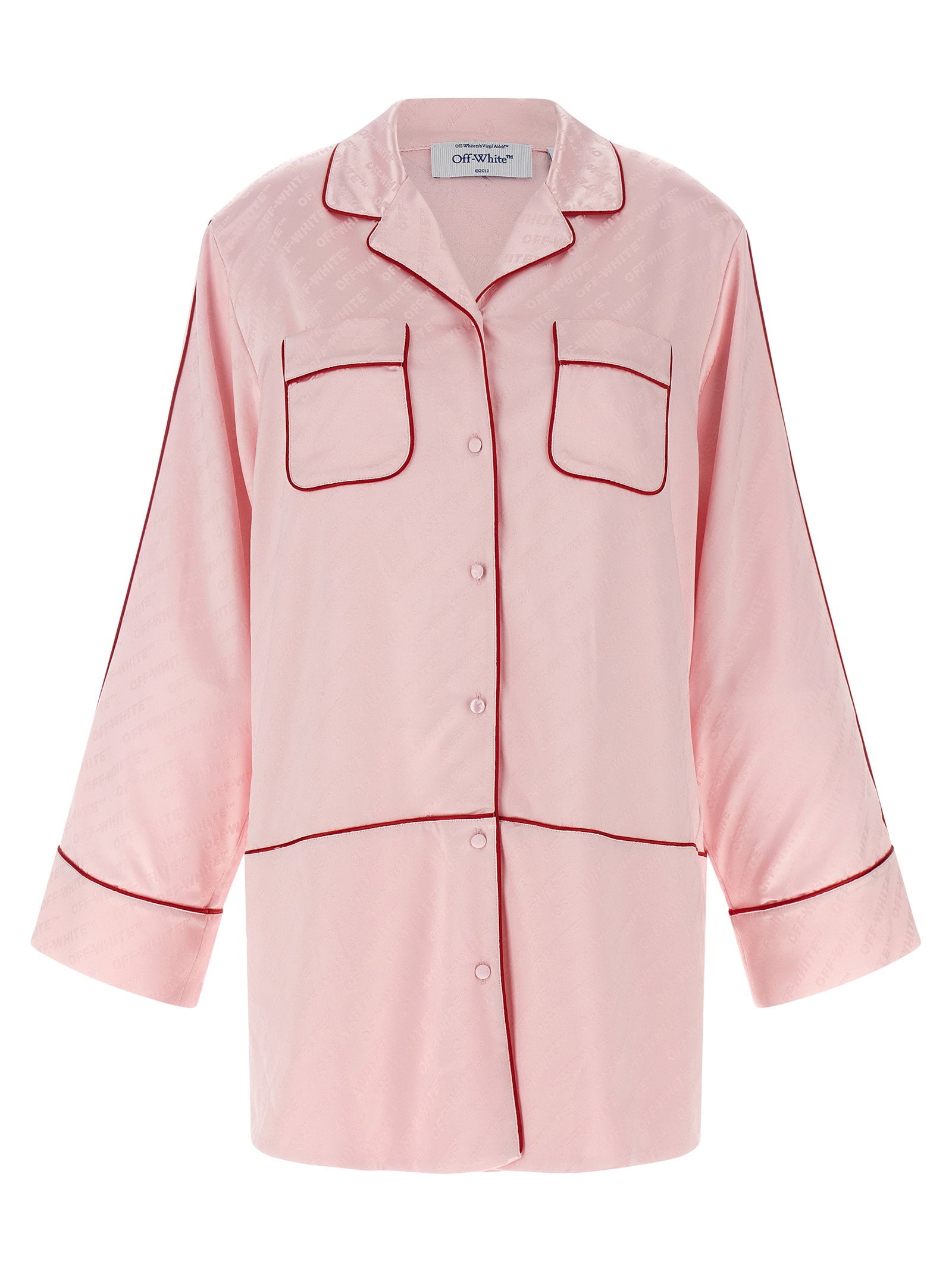 Jacquard Satin New Roxy Pajama Shirt